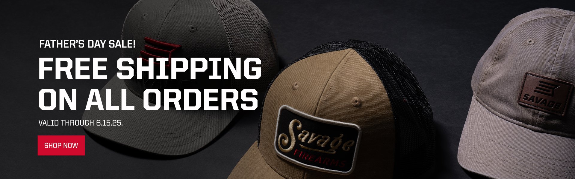 Fathers Day sale! Free shipping on all orders valid through 6.15.25.